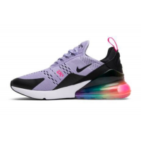 Nike Air Max 270 фиолетовые с цветной подошвой 